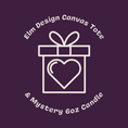 Load image into Gallery viewer, Elm Design Canvas Tote + Mystery 6oz Candle