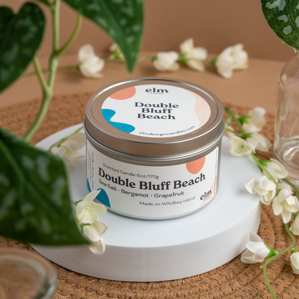 Double Bluff Beach Soy Candle - Elm Design Candles