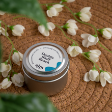 Load image into Gallery viewer, Double Bluff Beach scented soy candle in colorfully labeled 2 oz container.
